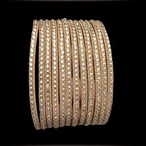 Leather Wrap Bling Bracelet